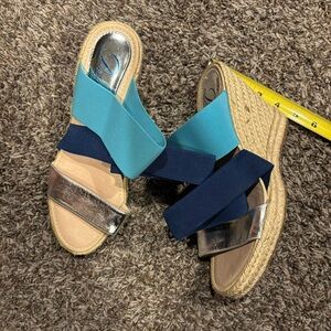 Stylish Women's Delman Wedge Sandals